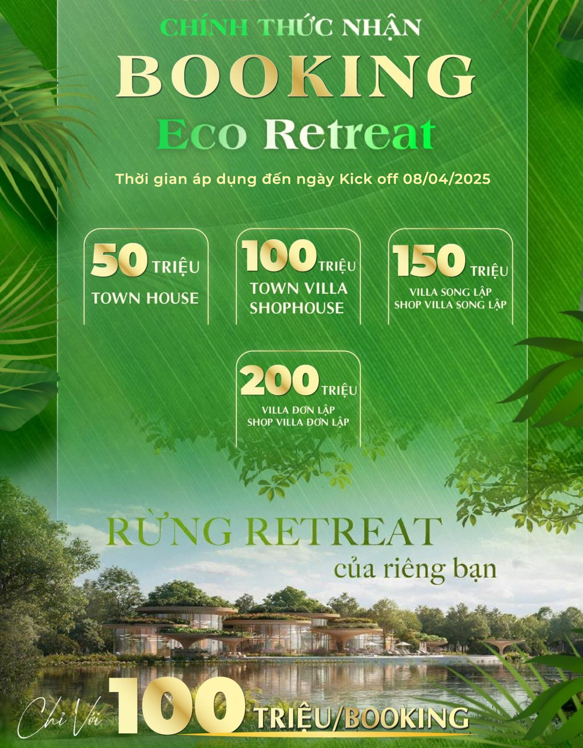 Chính sách bán hàng Eco Retreat